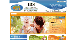 Desktop Screenshot of idsinhomecare.com